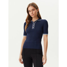 Джемпер GUESS Thalia Polo Neck SS Swtr, , размер M, , синий
