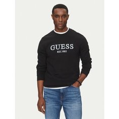 Джемпер GUESS Beau CN Sweatshirt, , , размер XXL, , черный