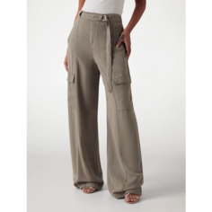 Брюки карго GUESS Agatha Cargo, размер 30/32, зеленый