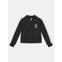 Олимпийка GUESS LS Active Top W/ZIP, , размер 12 лет, черный