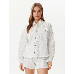 Куртка джинсовая GUESS WESTERN SHACKET, размер L, белый