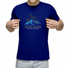 Футболка Us Basic, размер 2XL, cиний