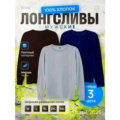 Футболка ALARD, размер 3XL, серый, синий, черный