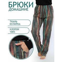 Брюки Натали, размер 44, зеленый, зеленый Natali