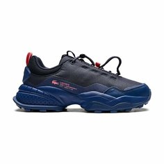 Кроссовки LACOSTE Осень-зима 2024, размер 10.5, темно-синий