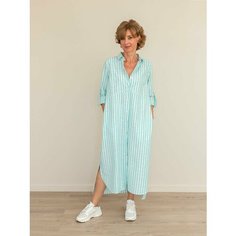 Платье Envy Lab, размер 2XL/3XL, белый/бирюзовый