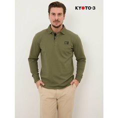 Поло KYOTO-3 polo l/s, размер XL, зеленый