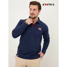Поло KYOTO-3 polo l/s, размер XL, синий