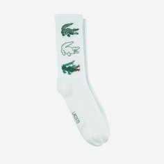 Носки LACOSTE, размер 2, белый