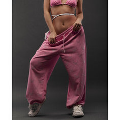Брюки спортивные MariDeniz Pich эффект, размер one size, розовый