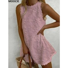 Платье MOOCIE Весна-лето 2024, размер M, розовый