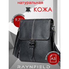 Сумка планшет RAYNFIELD, фактура зернистая, черный