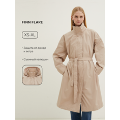 Пальто FINN FLARE Тренч, размер L(170-96-102), бежевый