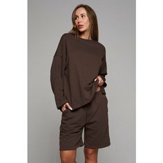 Свитшот Магазин Толстовок, размер L-44-46-Woman-(Женский), , коричневый