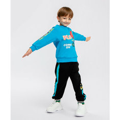 Брюки спортивные Button Blue, размер 128, черный