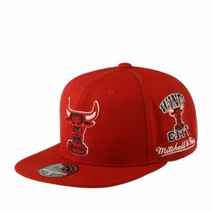 Бейсболка Mitchell & Ness для мужчин и женщин, размер M, красный