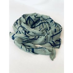 Шарф Girandola для женщин,150х70 см, зеленый