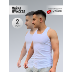 Майка JUAN RAUL, 2 шт., размер S, белый