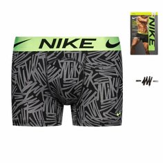 Трусы NIKE Nike Luxe Trunk, размер L, черный, зеленый