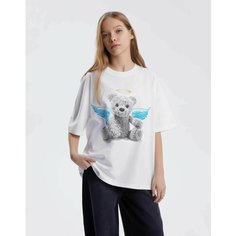 Футболка Gloria Jeans, размер XS-S/152-164, белый