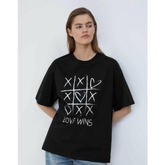 Футболка Gloria Jeans, размер L-XL (48-54), черный