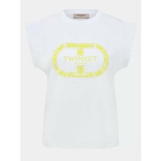 Футболка Twinset Milano, размер S, белый