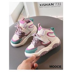 Кроссовки MOOCIE Кроссовки, размер 17.5см, Длина стопы, розовый