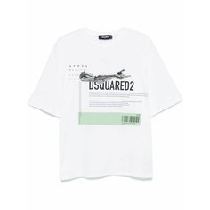 Футболка DSQUARED2, размер XS, белый