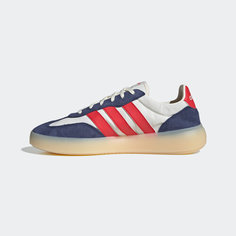 Кроссовки adidas Barreda Decode, размер 9,5 UK, off white / pure ruby / dark blue