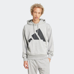 Худи adidas M BL FT HD, размер XL INT, , серый