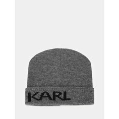 Шапка Karl Lagerfeld для мужчин, размер L, серый
