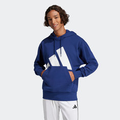 Худи adidas M BL FT HD, размер XXL INT, , темно-синий