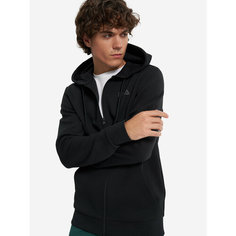 Толстовка Fila Mens Essentials Hooded knitted jumpers full zip, размер 54, , черный