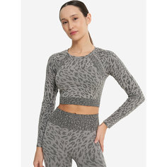 Лонгслив Demix W D Seamless LS T-shirt, размер 44, , серый