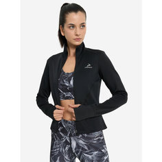 Толстовка Demix W D Fitness GYM Tracktop, размер 44, , черный