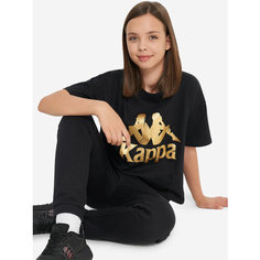 Футболка Kappa Sport Style Girls T-shirt, размер 122/128, черный