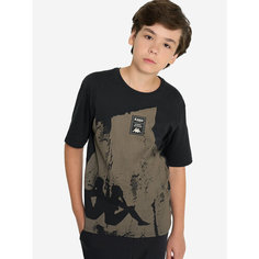 Футболка Kappa Sport Style Boys T-shirt, размер 170/176, черный