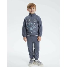 Брюки спортивные Gloria Jeans, размер 6-8л/128, синий