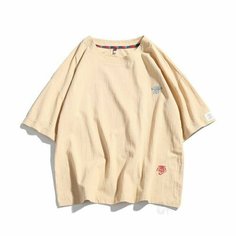 Футболка CCONCOSS, размер 5XL, бежевый
