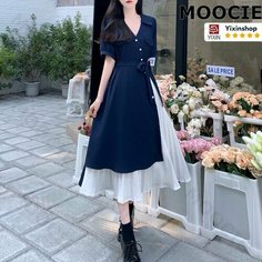 Платье MOOCIE Весна-лето 2025, размер 2XL, темно-синий