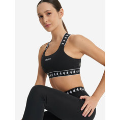 Топ спортивный Kappa Sport Womens Sports bras, размер 44, черный