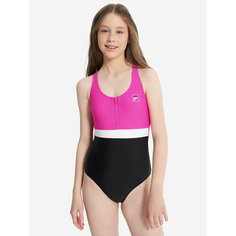 Пляжный комплект Fila, размер 128 [RU 104-176-FLA-Ж], черный