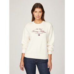 Свитшот TOMMY HILFIGER, размер XS, , бежевый