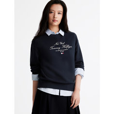 Свитшот TOMMY HILFIGER, размер XS, , темно-синий