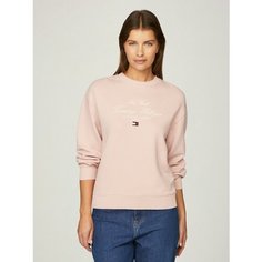 Свитшот TOMMY HILFIGER, размер L, , розовый