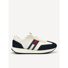 Кроссовки Tommy Jeans, размер 44 EU, белый/черный