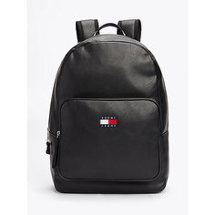 Сумка-рюкзак Tommy Jeans, фактура гладкая, черный