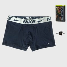 Трусы NIKE Nike Luxe Trunk, размер L, серый, синий
