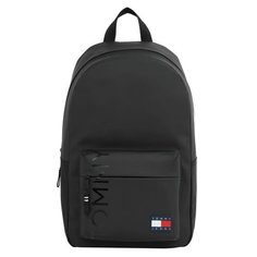 Сумка-рюкзак Tommy Jeans, фактура гладкая, черный