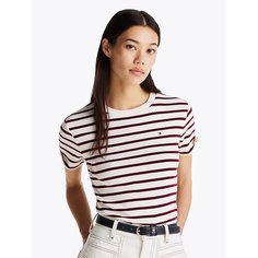 Футболка TOMMY HILFIGER, размер XL, белый/красный